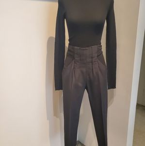 Rick Owens black cropped pant size 46